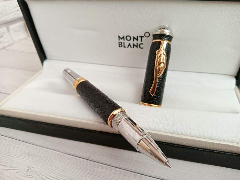 Кулькова металева ручка ролер Montblanc Johann Goethe series