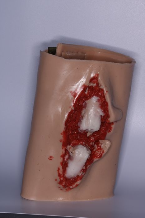 Макети ран/ тренажери для тампонування. Накладні рани на липучках