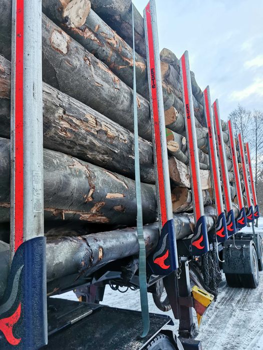Drewno Opałowe Kominkowe Buk Grab Sezonowany Transport