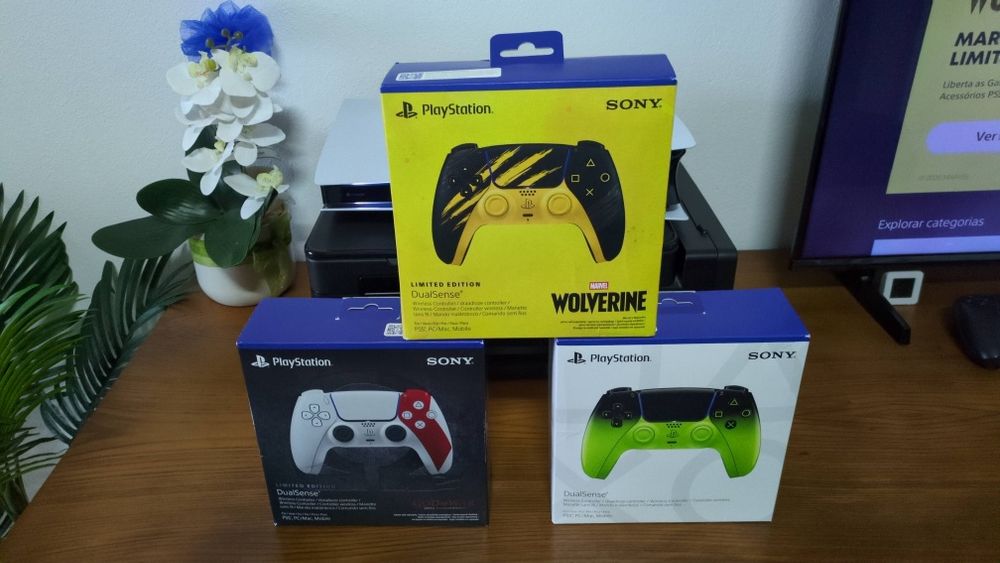Comandos PS5 Dualsense PlayStation 5 NOVOS e SELADOS (Varias Edições)