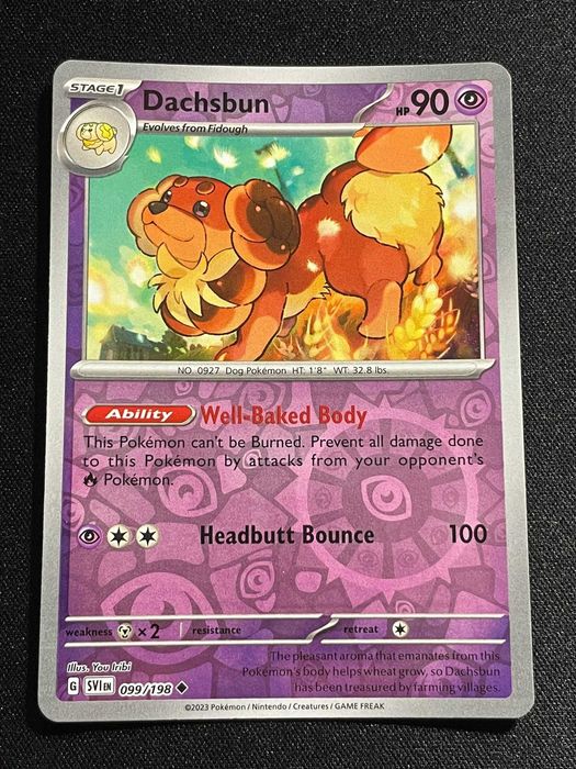 Carta Pokémon DachsBun 99/198 Scarlet & Violet
