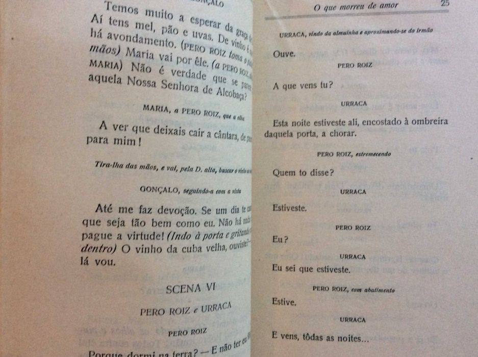 Júlio Dantas - O que morreu de amor, ( Teatro ), 1899