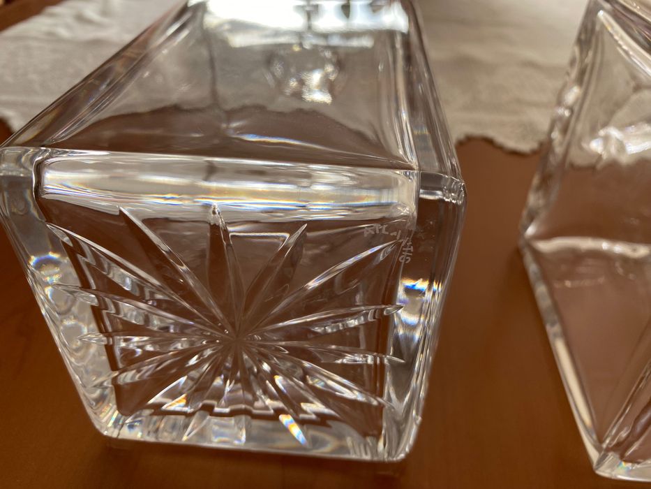 Duas garrafas de cristal Atlantis444363423614259202
