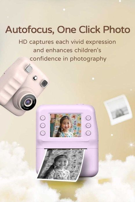 Дитяча цифрова фотокамера з миттєвим друком A29