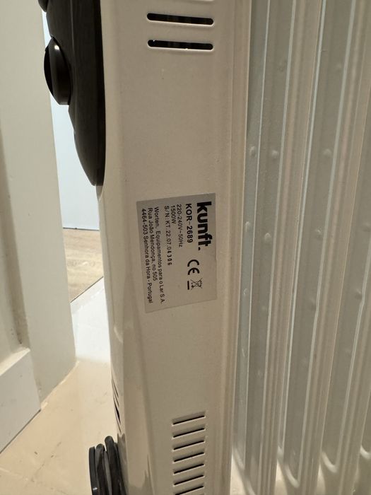 Aquecedor a óleo 1500w Kunft