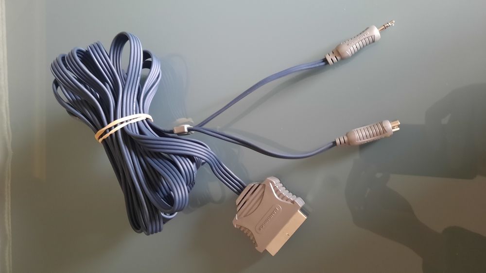 Bandridge SCART Cable, 21 Pins → 3.5 mm Jack + S-Video