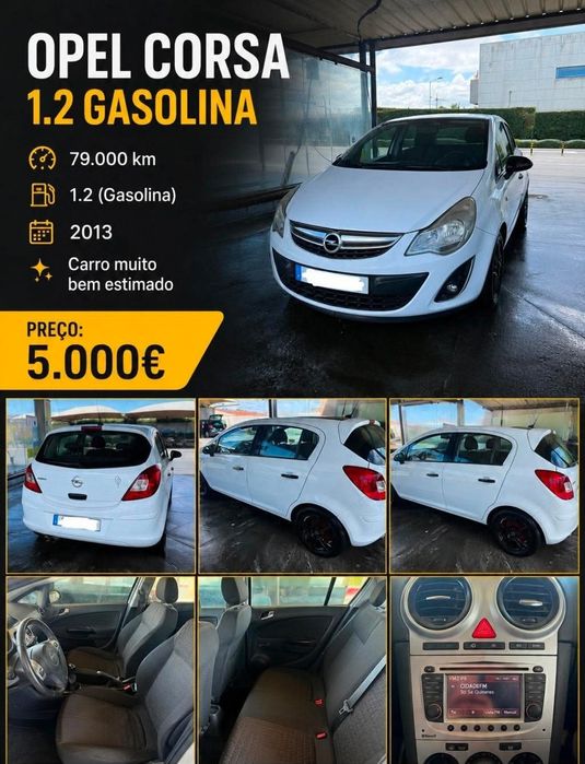Opel Corsa D  2013 apenas 79000km