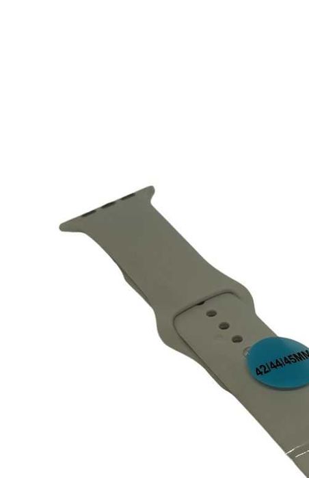 Apple Watch 42/44/45mm Opaska Silikonowa Pasek Szaro-kremowa kod 1615