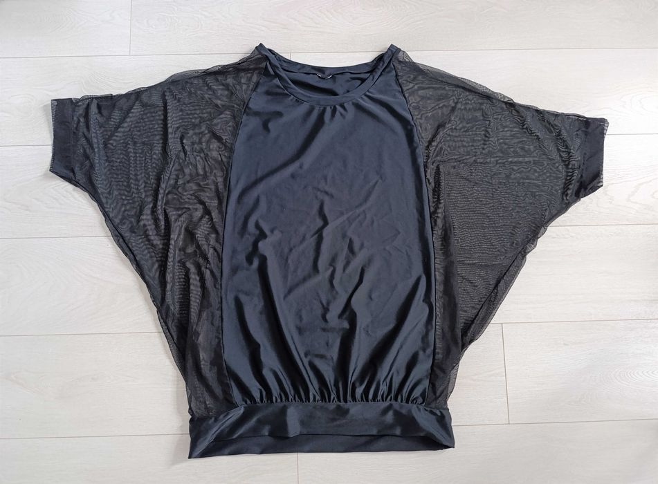 Czarna bluzka oversize plussize stan idealny