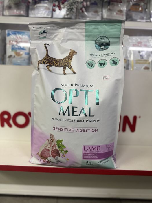 Сухий корм OptiMeal для котів 4кг