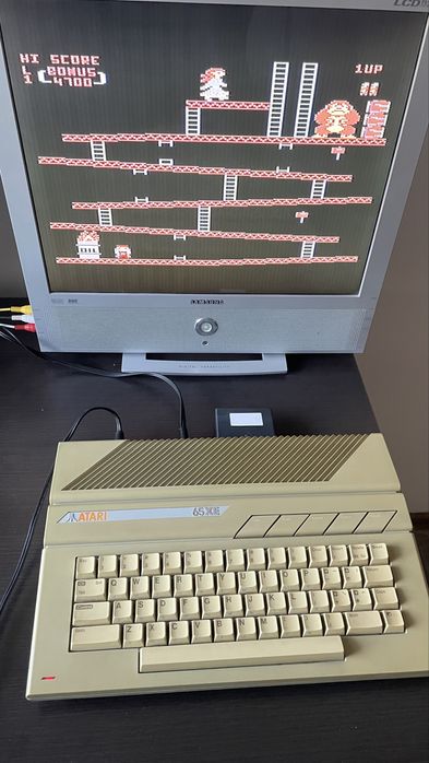 Komputer Atari 65 XE caly zestaw