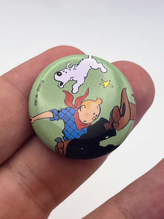 Tintin Enamel Metal Pin (Brooch) by Hergé (2005)