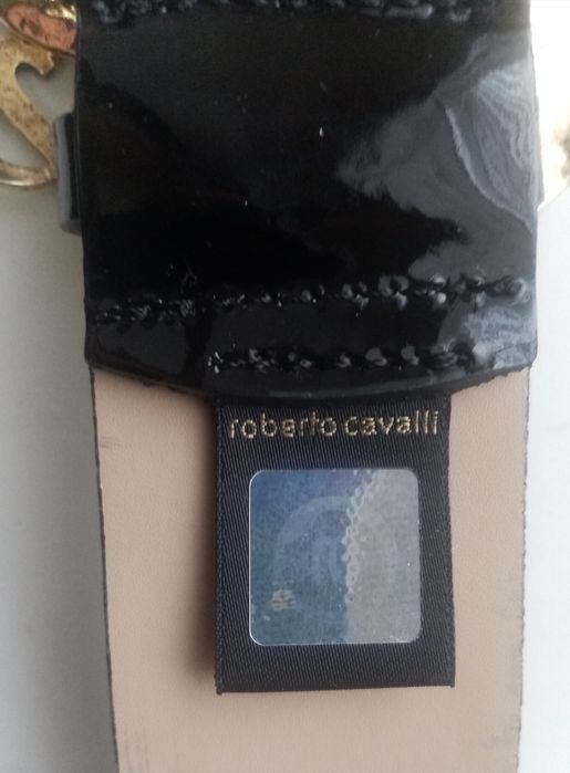 Жіночий шкіряний ремінь Roberto Cavalli (оригінал).