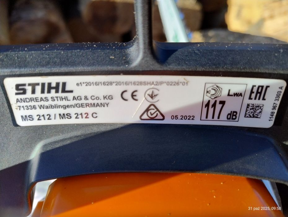 Stihl MS 212 piła z 2022 r. świetny stan