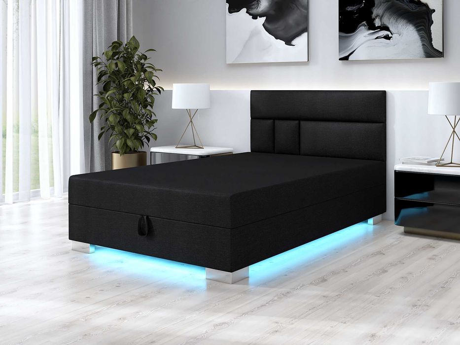 Kanapa jednoosobowa Tapczan z Materacem Łóżko pojedyncze Sofa Wersalka