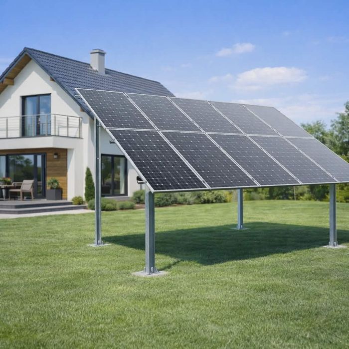 konstrukcja fotowoltaiczna naziemna gruntowa