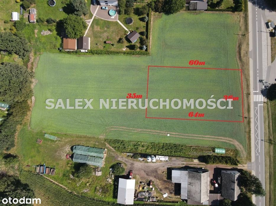 Działka 2200 m² przy ul. Wyzwolenia w Mizerowie - Widok 4