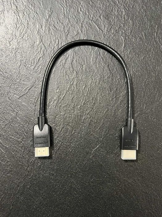 Amazon Basics Elastyczny kabel HDMI do HDMI 0,3 m czarny