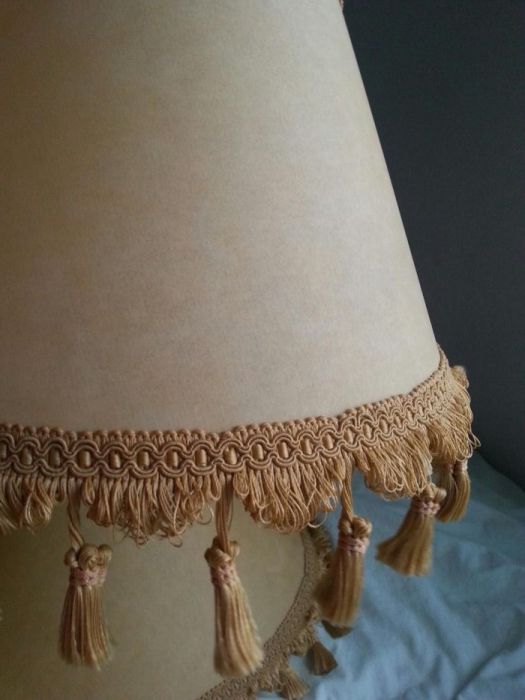 3 abajours em papiro