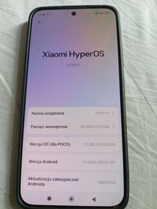 Poco F7 12GB/512GB Srebrny