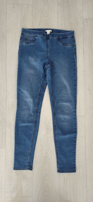 Jeansy jegginsy damskie l h&m 40