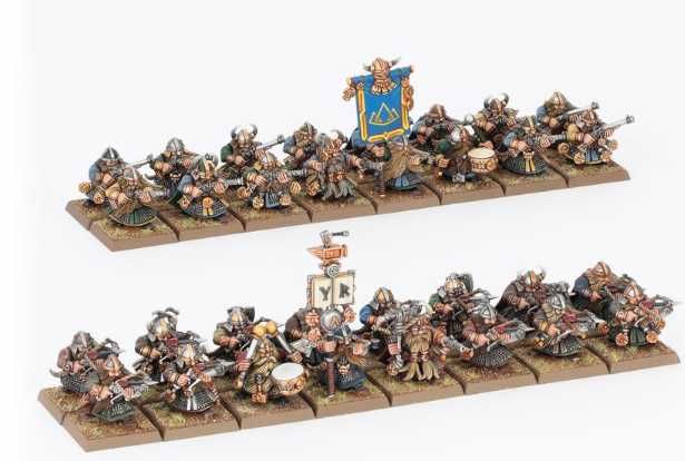 Warhammer Fantasy:4 Dwarf Quarrellers(моделі, хобі)
