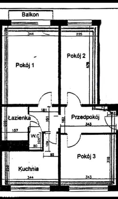3 pokoje 60 m² przy parku i lesie- gotowe do zamieszkania