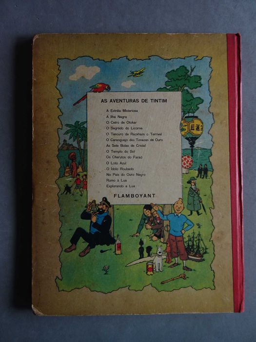 Livro Flamboyant - As aventuras de Tintim - O Loto Azul