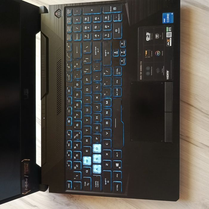 Laptop Asus TUF F15 i5-11400 RTX3050