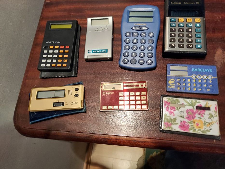 Coleção de máquinas de calcular