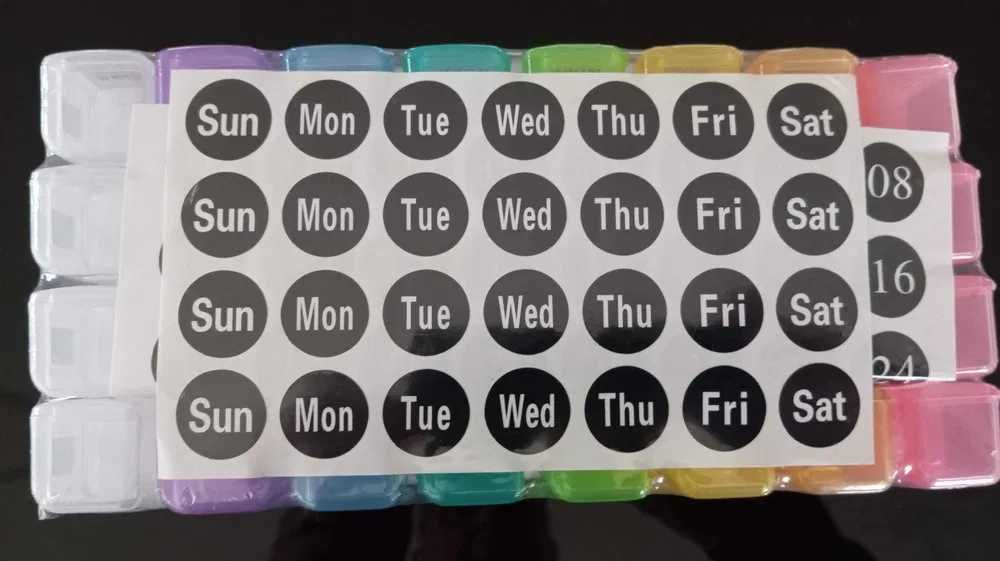 Caixa organizadora de medicamentos (31 dias) Nova e Selada