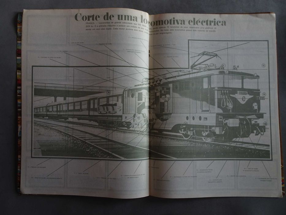 Caderneta de cromos vazia Comboios - Pastilhas Pirata