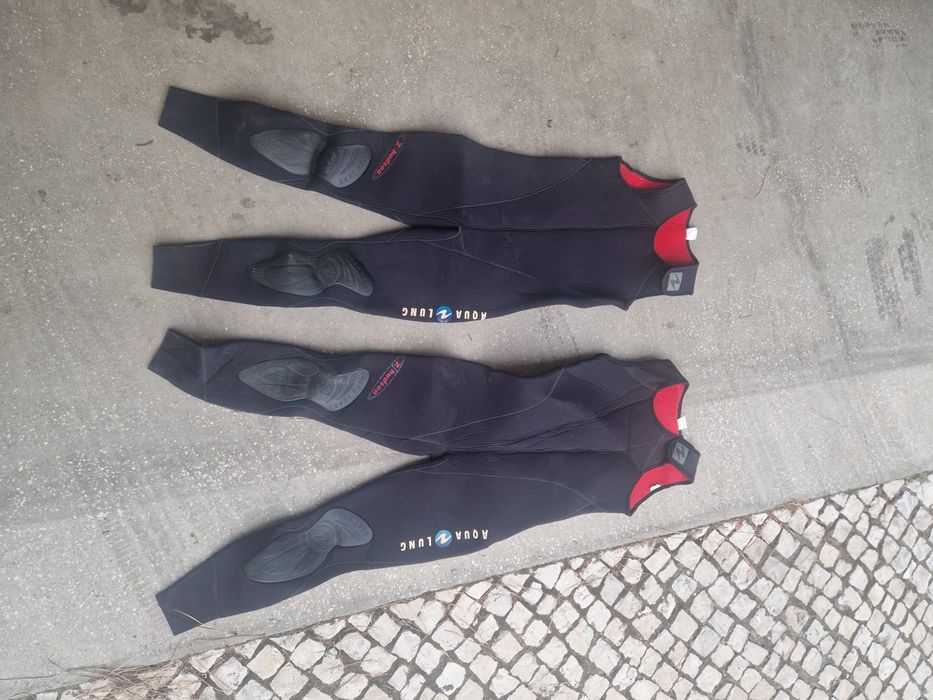 Fatos de mergulho aqua lung