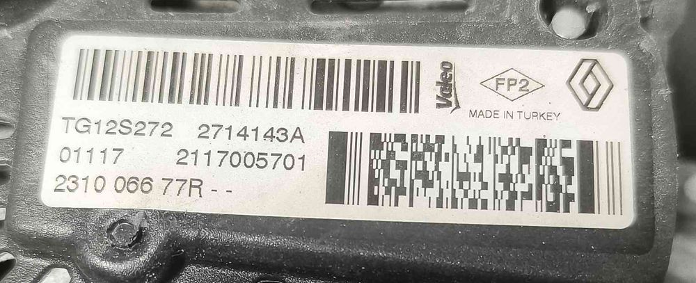 Alternador RENAULT CAPTUR I (J5_, H5_) ano 2014