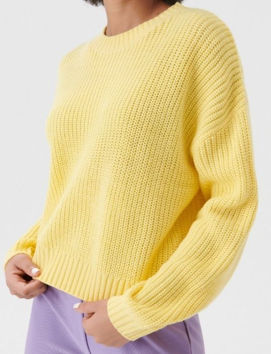 Żółty sweterek damski nowy