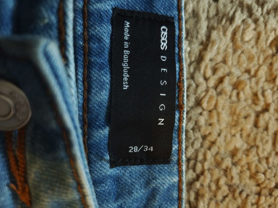 Nowe szerokie proste jeansy 28/34 ASOS