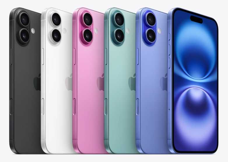 Apple iPhone 16 Plus 128GB Preto/Branco/Roxo (novo/selado)