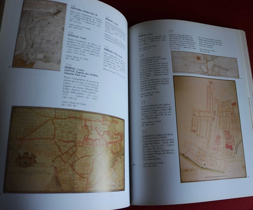Cartografia de Lisboa Séculos XVII a XX