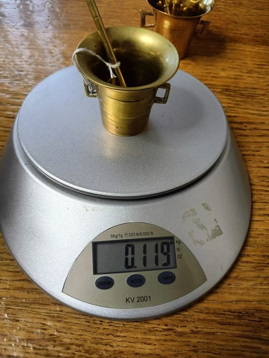 Moździerz mosiężny miniaturki