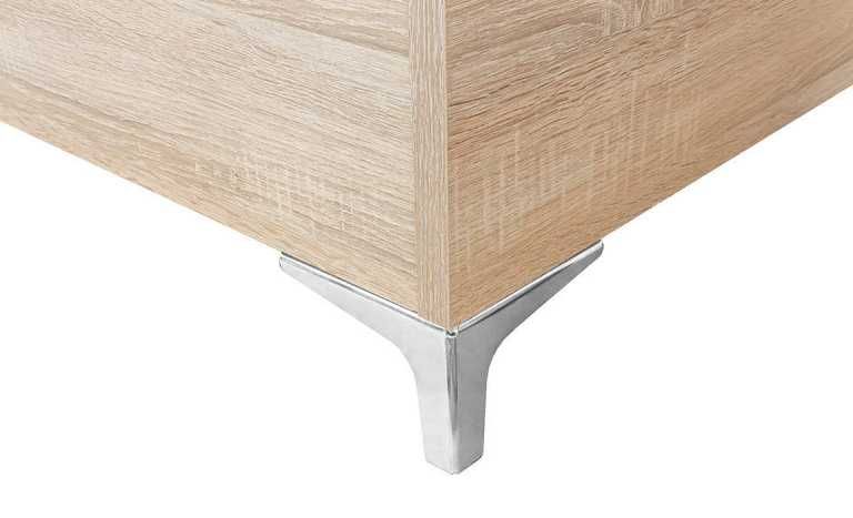 Łóżko sypialniane z tapicerowanym wezgłowiem 160x200 Nowe