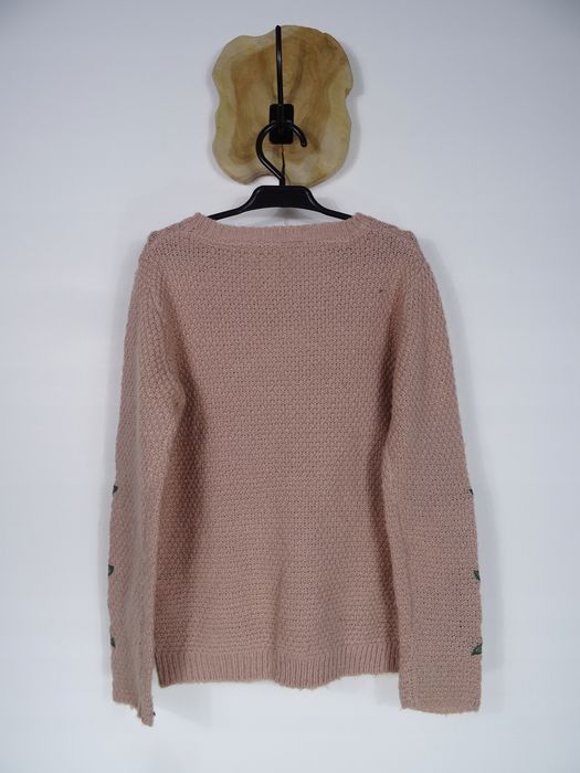 Sweter z haftem Primark 140 9/10 lat dziergany