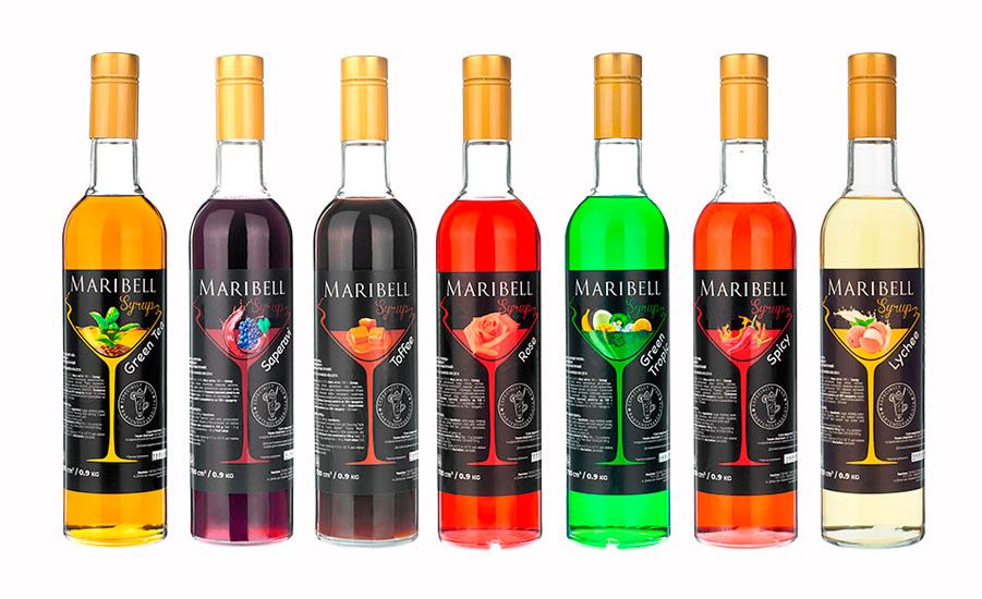 Сиропи для лимонадів, коктейлів Maribell