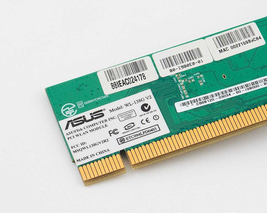 Placa de rede WiFi PCI de baixo perfil ASUS WL-138G