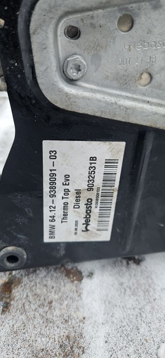 Webasto bmw g20 g21 g23 g26 diesel