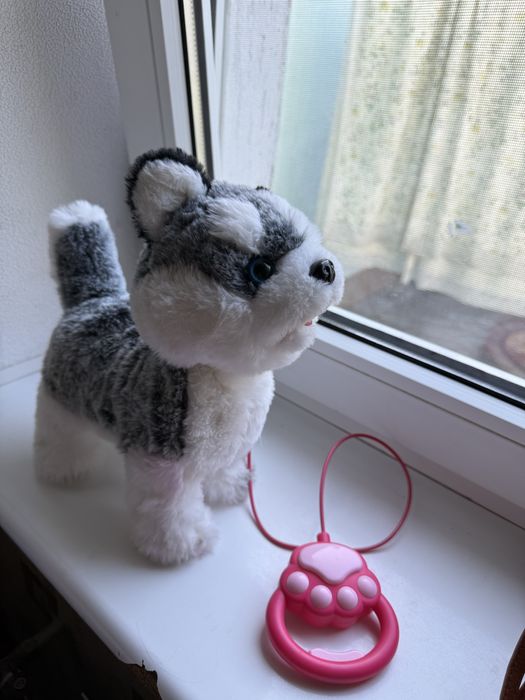 Песик на поводку іграшка