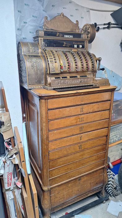 Máquina registadora Nacional 6 gavetas