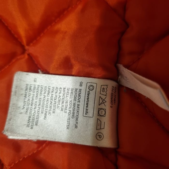 Ciepła kurtka zimowa h&m 104 cm