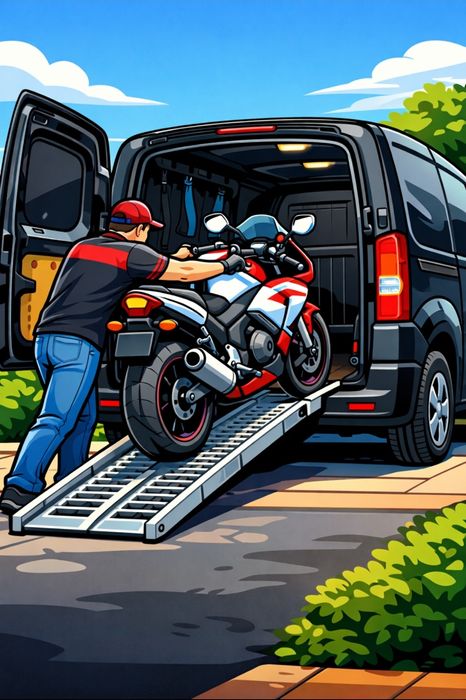 Transporte de Motas de Pequeno e Médio Porte