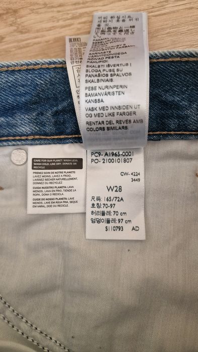 Нові шорти Levi's High Waisted Mom оригінал розмір 28