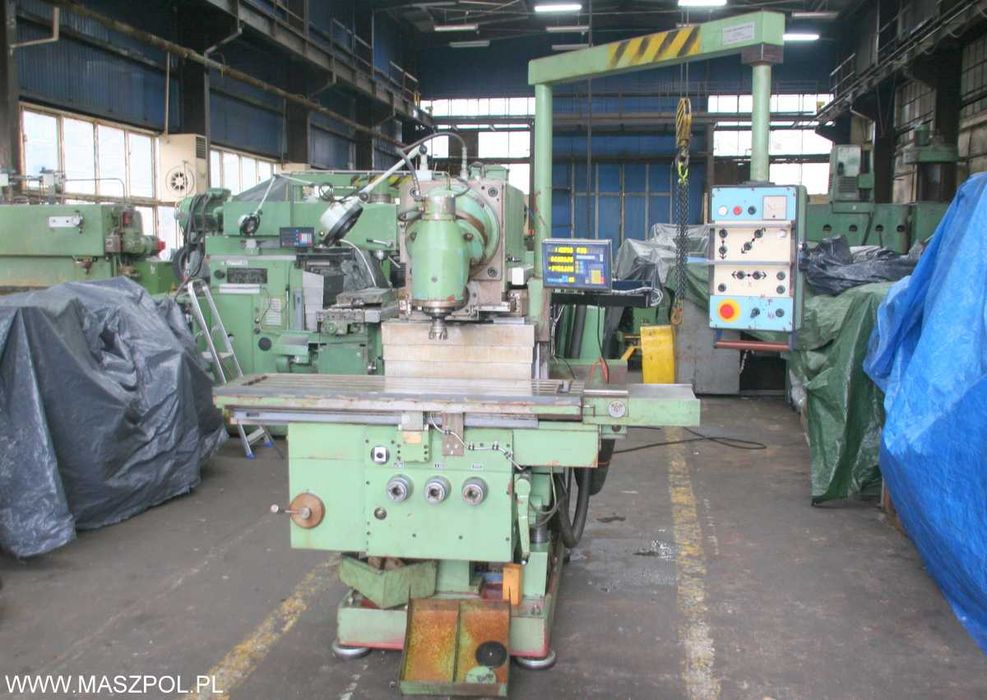 Frezarka FGS 32/40 - TOS - odczyty HEIDENHAIN - super stan - FILM